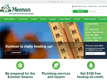 Tablet Screenshot of meenan.com